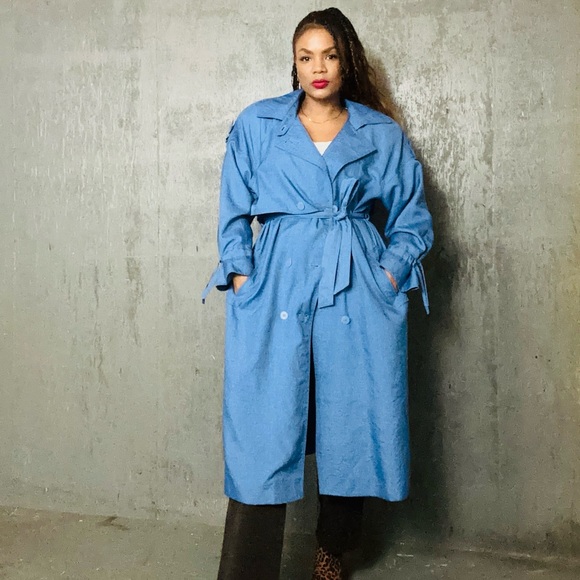 Vintage Jackets & Blazers - Vintage Nylon Trench, 12P